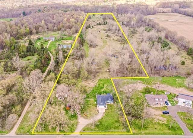 10207 Dodge Rd, Otisville, MI 48463 - birds eye view of property