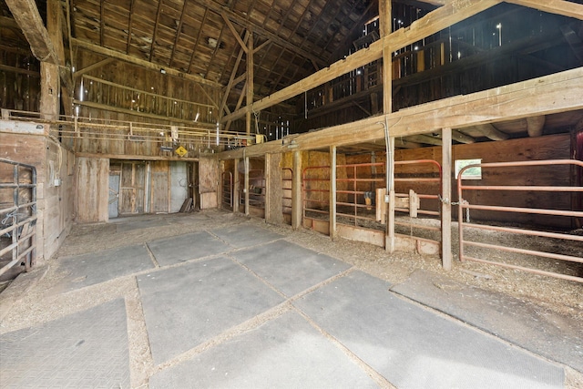 view of stable