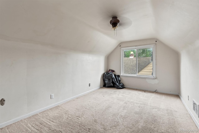20186 Monte Vista St, Detroit, MI 48221 - additional living space with vaulted ceiling, carpet, and baseboards