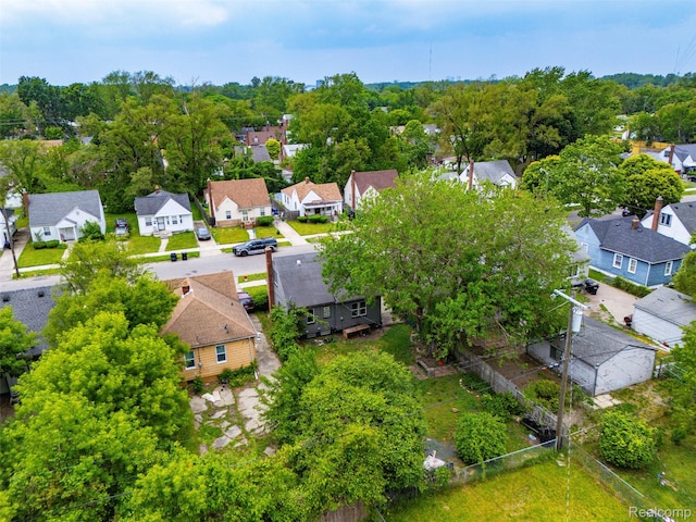 20186 Monte Vista St, Detroit, MI 48221 - aerial perspective of suburban area