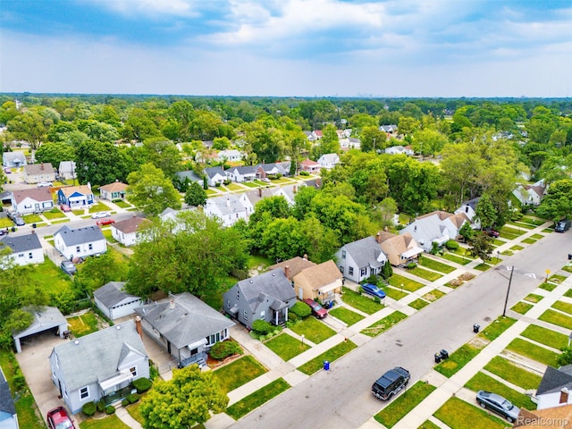 20186 Monte Vista St, Detroit, MI 48221 - aerial perspective of suburban area
