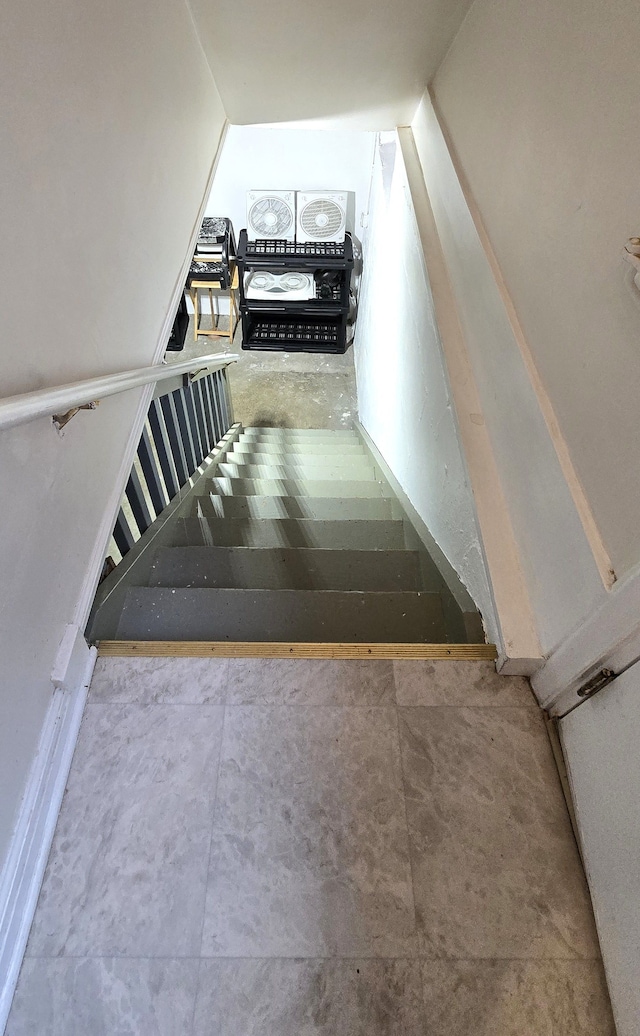 view of stairs