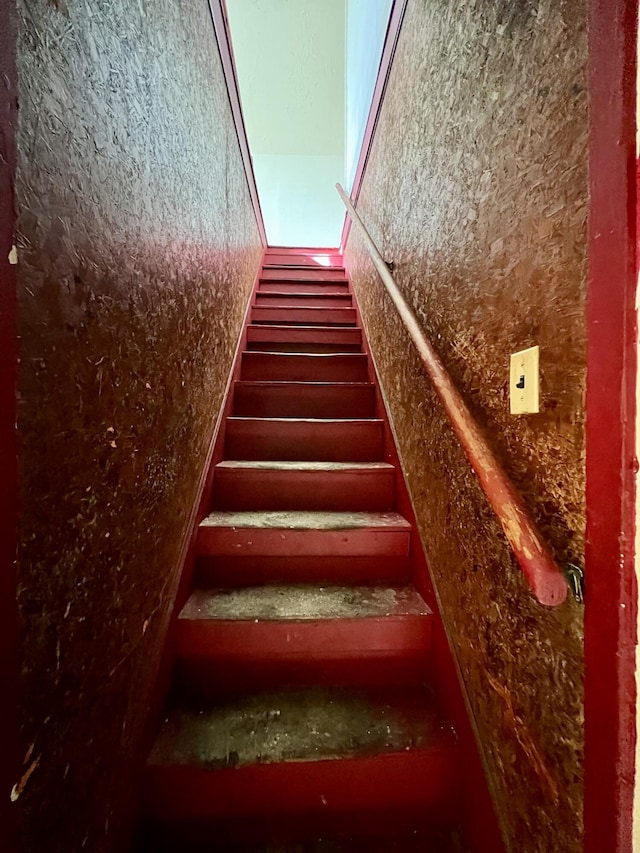 view of stairs