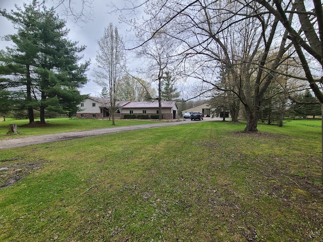 24800 Dayton Rd, Armada, MI 48005 - view of yard featuring aphalt driveway