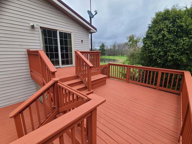 24800 Dayton Rd, Armada, MI 48005 - view of wooden terrace