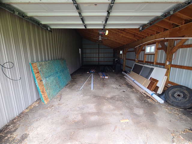 24800 Dayton Rd, Armada, MI 48005 - garage with a garage door opener