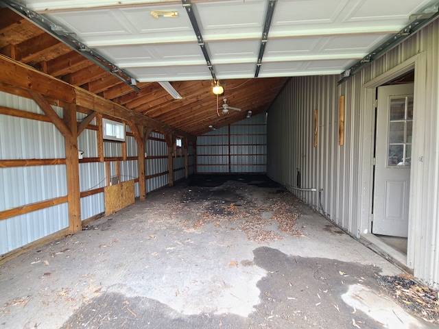 24800 Dayton Rd, Armada, MI 48005 - garage featuring a garage door opener