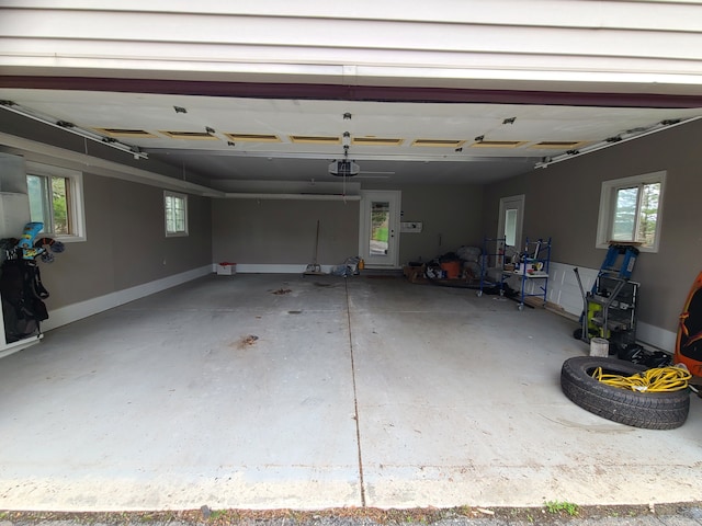 24800 Dayton Rd, Armada, MI 48005 - garage with a garage door opener