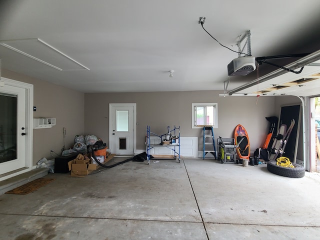 24800 Dayton Rd, Armada, MI 48005 - garage with a garage door opener