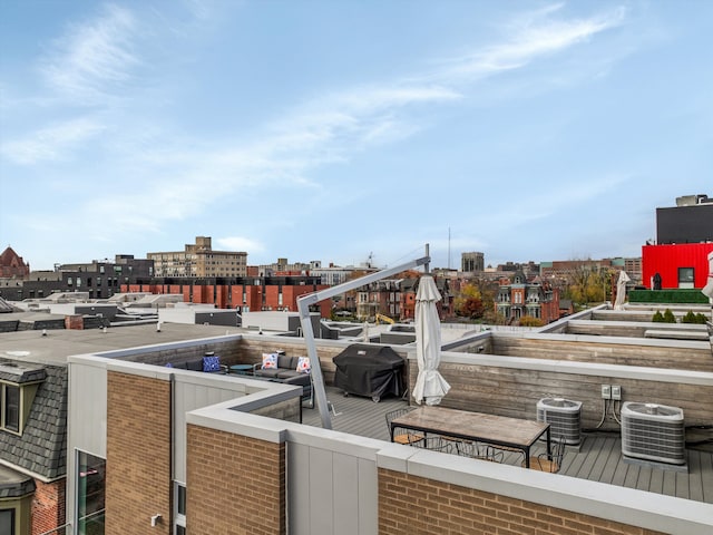 311 Alfred St, Detroit, MI 48201 - exterior space with a view of city and central AC unit
