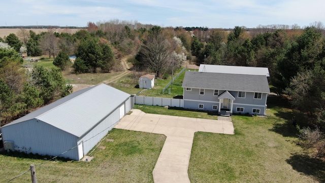 drone / aerial view