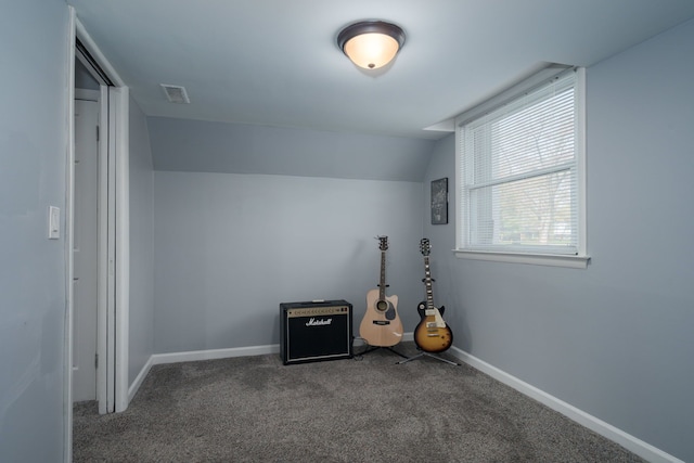 29742 Old Bedford St, Farmington Hills, MI 48331 - bonus room featuring carpet, baseboards, and lofted ceiling