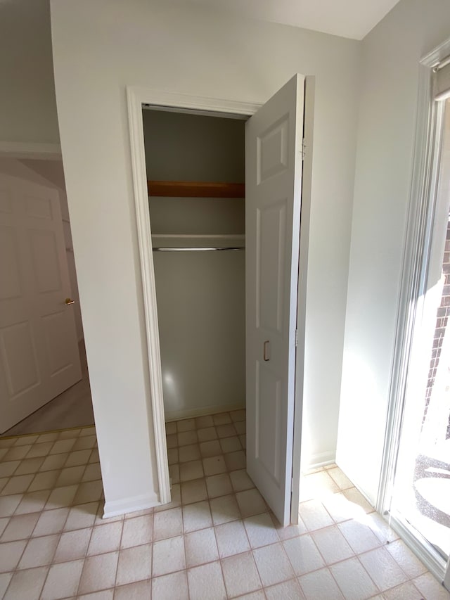 view of closet
