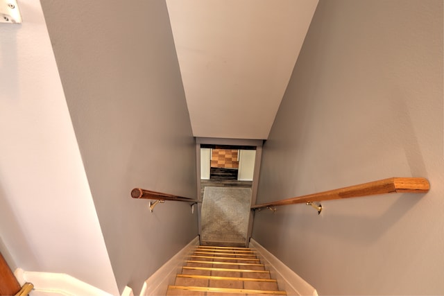view of stairs