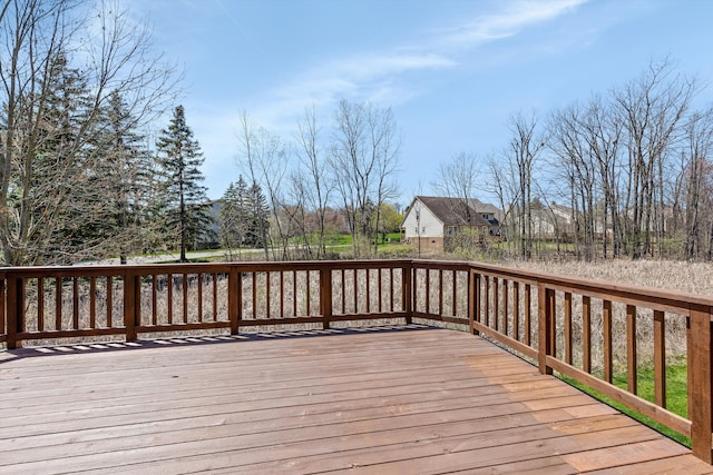 30701 Sandalwood Cir, Novi, MI 48377 - view of wooden deck