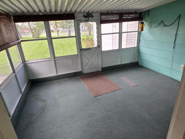 609 1st St, Lake Odessa, MI 48849 - view of unfurnished sunroom