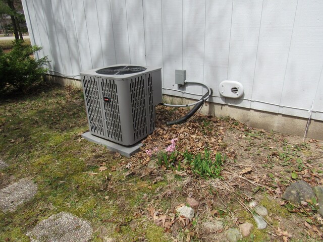 117 Vista Ct, Roscommon, MI 48653 - exterior details with central air condition unit
