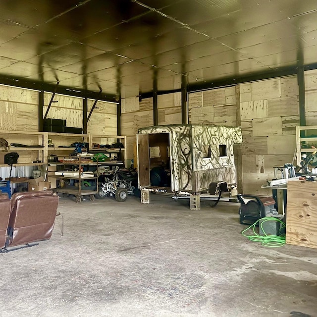 7850 Marsh Rd, Marine City, MI 48039 - garage with a workshop area