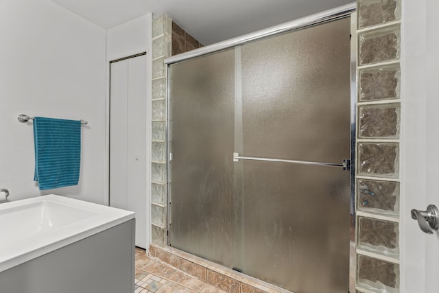 25820 Lord Dr, Chesterfield, MI 48051 - bathroom with a stall shower and vanity