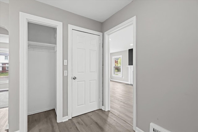 closet with visible vents