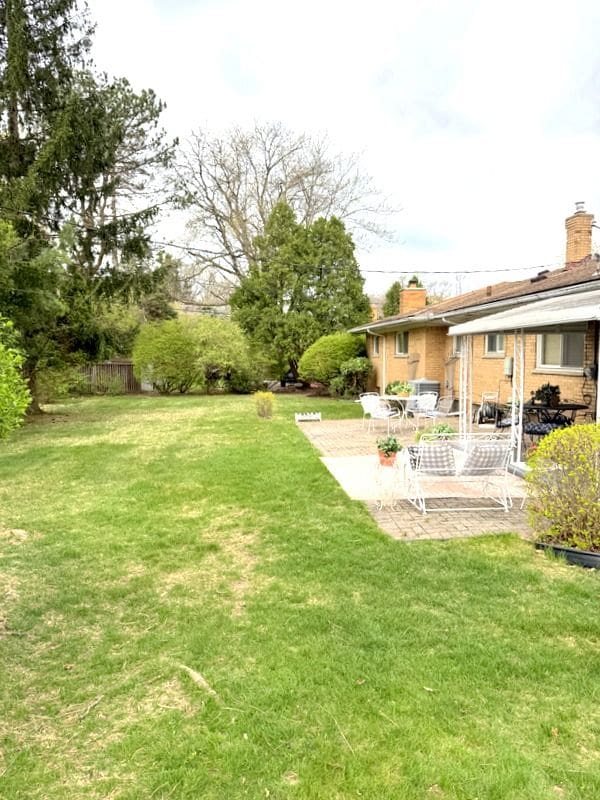18337 Greenwald Dr, Southfield, MI 48075 - view of yard with a patio area