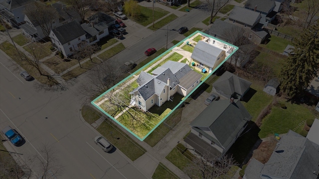 701 N Saginaw St, Durand, MI 48429 - birds eye view of property with a residential view