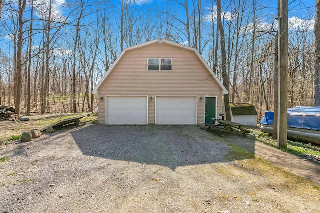 3553 Alpine Ct, Hillsdale, MI 49242 - view of garage