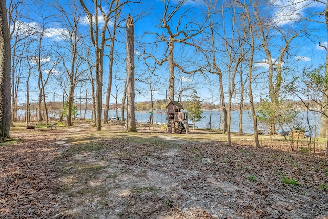 3553 Alpine Ct, Hillsdale, MI 49242 - view of yard featuring a water view and a playground