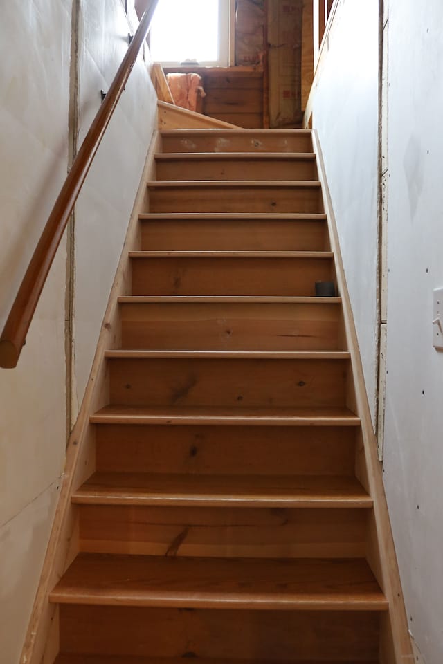 view of stairs