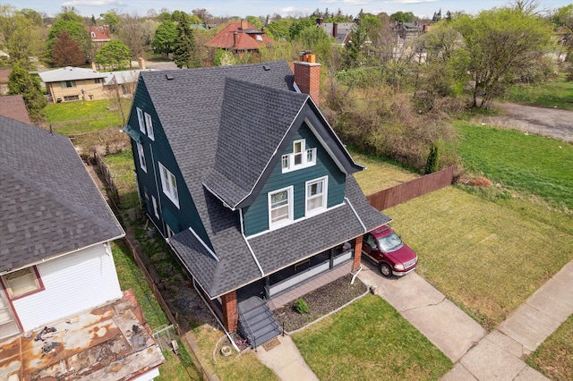 drone / aerial view