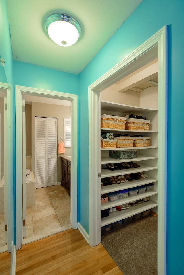 view of closet