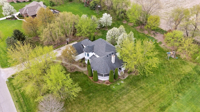 9730 Woodbend Dr, Saline, MI 48176 - bird's eye view