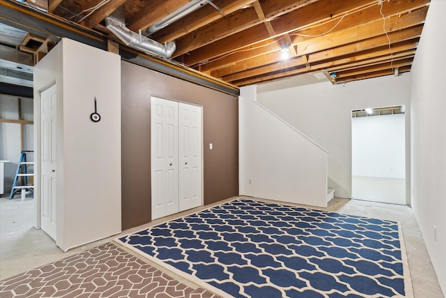 9730 Woodbend Dr, Saline, MI 48176 - below grade area with stairway