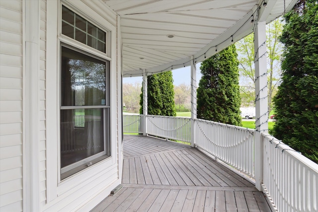 view of deck