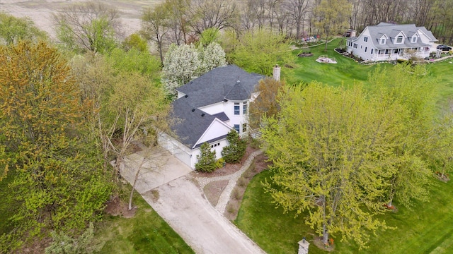 drone / aerial view