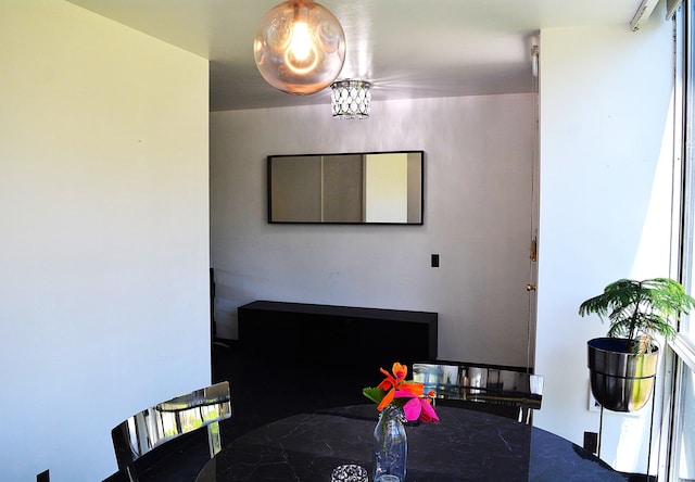 view of dining room