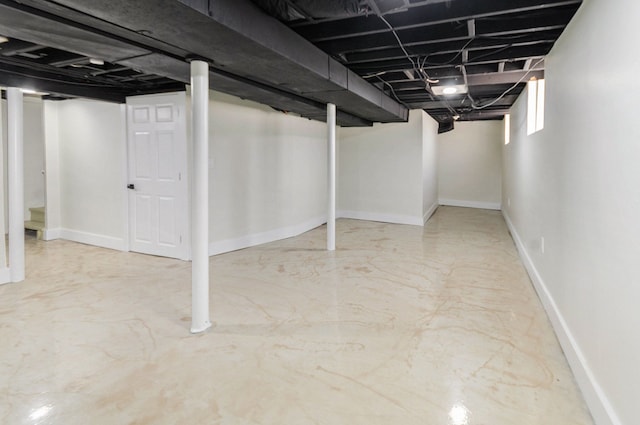 23040 Shakespeare Ave, Eastpointe, MI 48021 - basement with baseboards