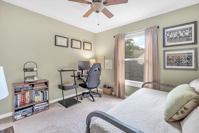 2993 Maplewood, Lake Orion, MI 48360 - carpeted bedroom with a ceiling fan and baseboards