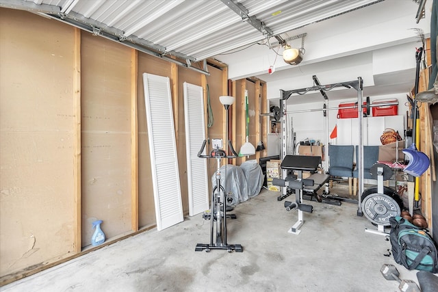 2993 Maplewood, Lake Orion, MI 48360 - garage featuring a garage door opener