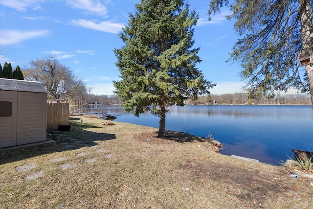 property view of water