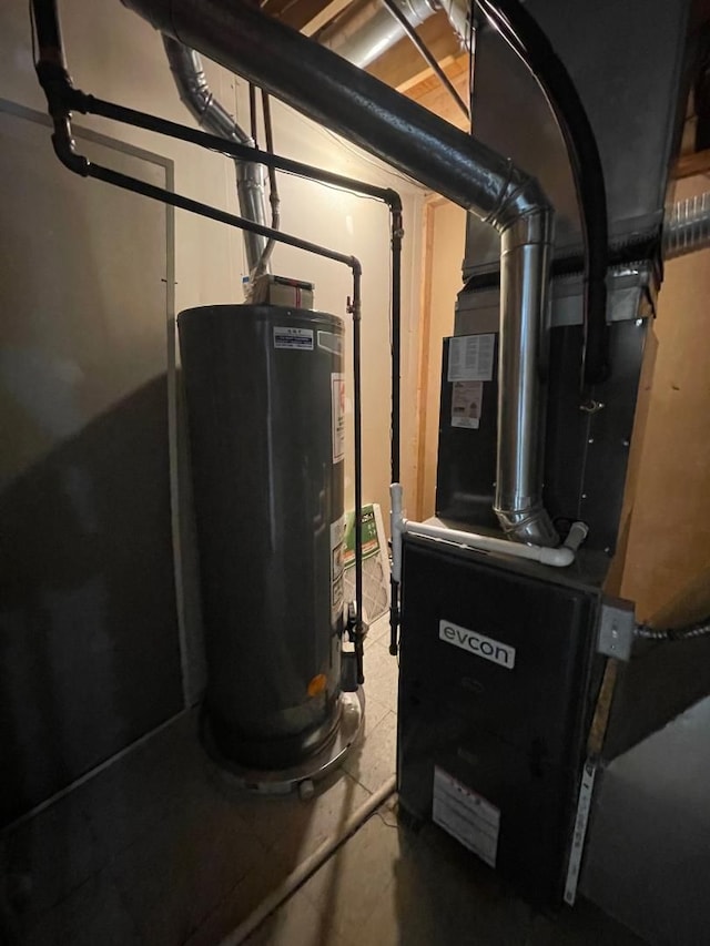 46132 Royal Dr, Chesterfield, MI 48051 - utilities with heating unit and water heater