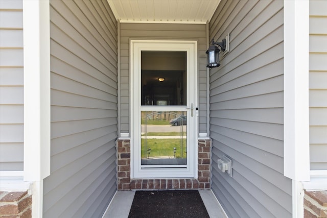 view of entrance to property