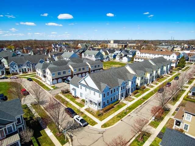 birds eye view of property featuring a residential view