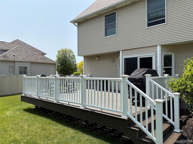 2352 Stepping Stone Pass, Flushing, MI 48433 - view of wooden terrace