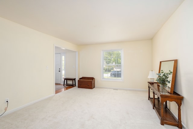 44492 Midway Dr, Novi, MI 48375 - sitting room with carpet floors and baseboards