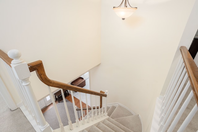 44492 Midway Dr, Novi, MI 48375 - staircase with baseboards