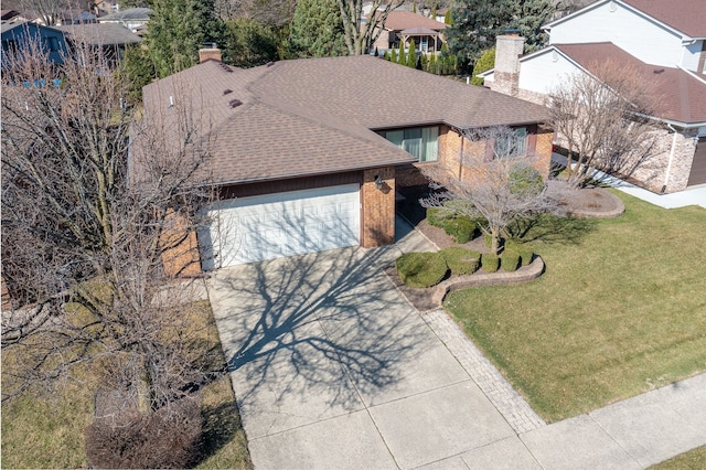 15895 Bexley St, Clinton Township, MI 48038 - birds eye view of property with a residential view