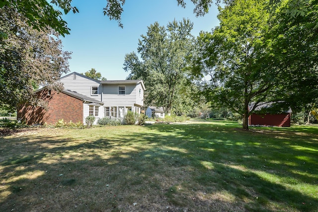 view of yard