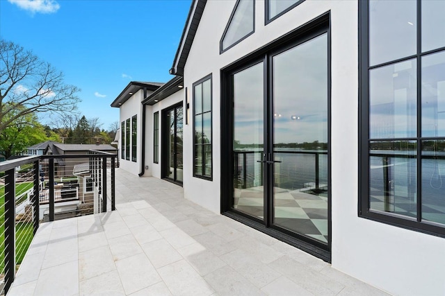13459 Haddon St, Fenton, MI 48430 - view of patio with a balcony