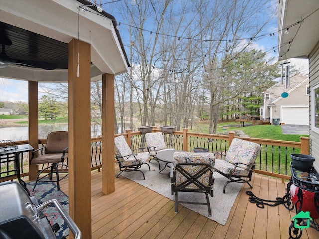 view of deck